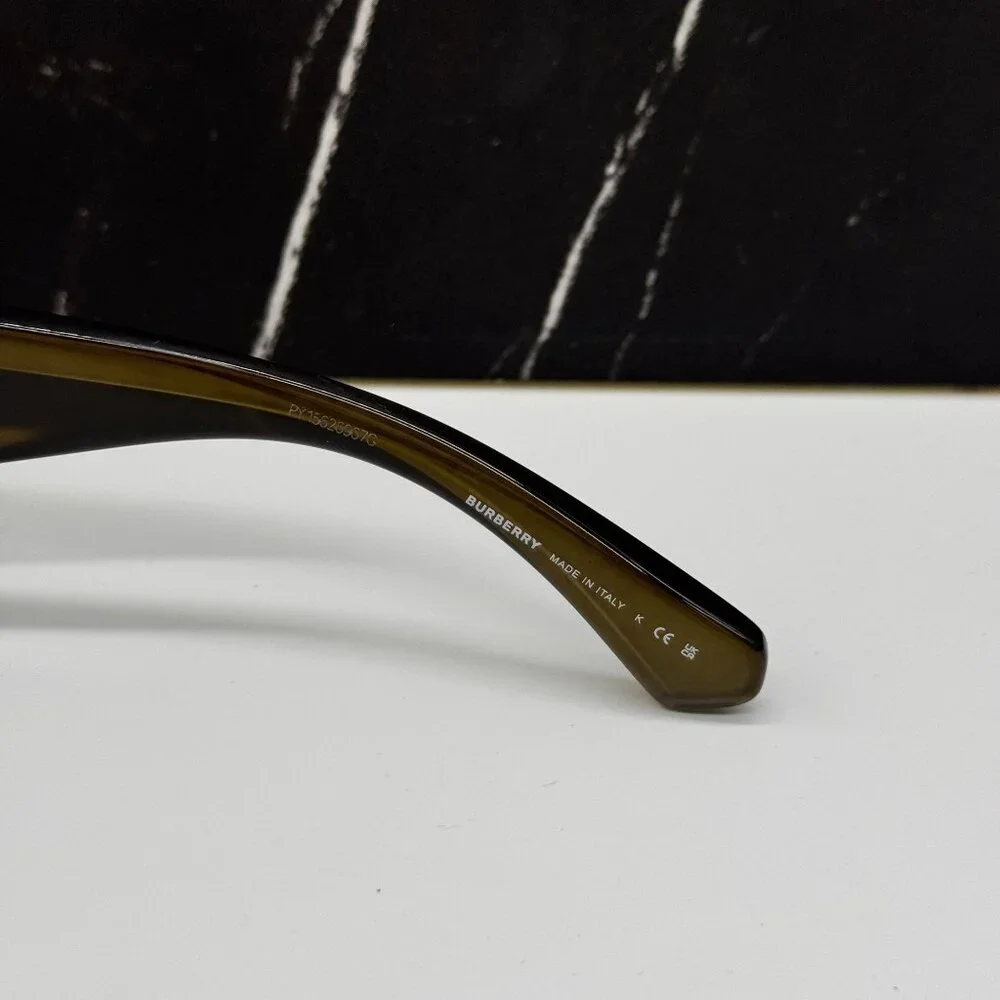 NEW BURBERRY BE4445U 414373 SUNGLASSES BROWN UNISEX BE4445U 4143/73 BURBERRY